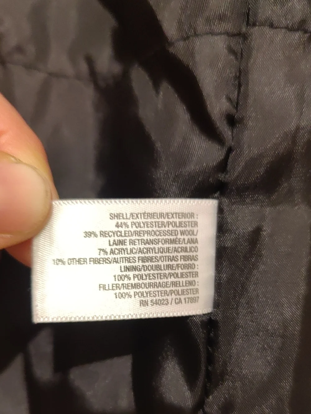 OLD NAVY BLACK WOOL Blend PEACOAT JACKET HOLIDAY DRESSY COAT 5T Y2K Cottagecore